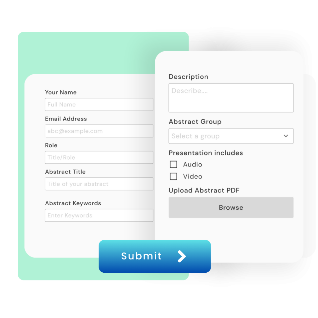 Abstract submission forms