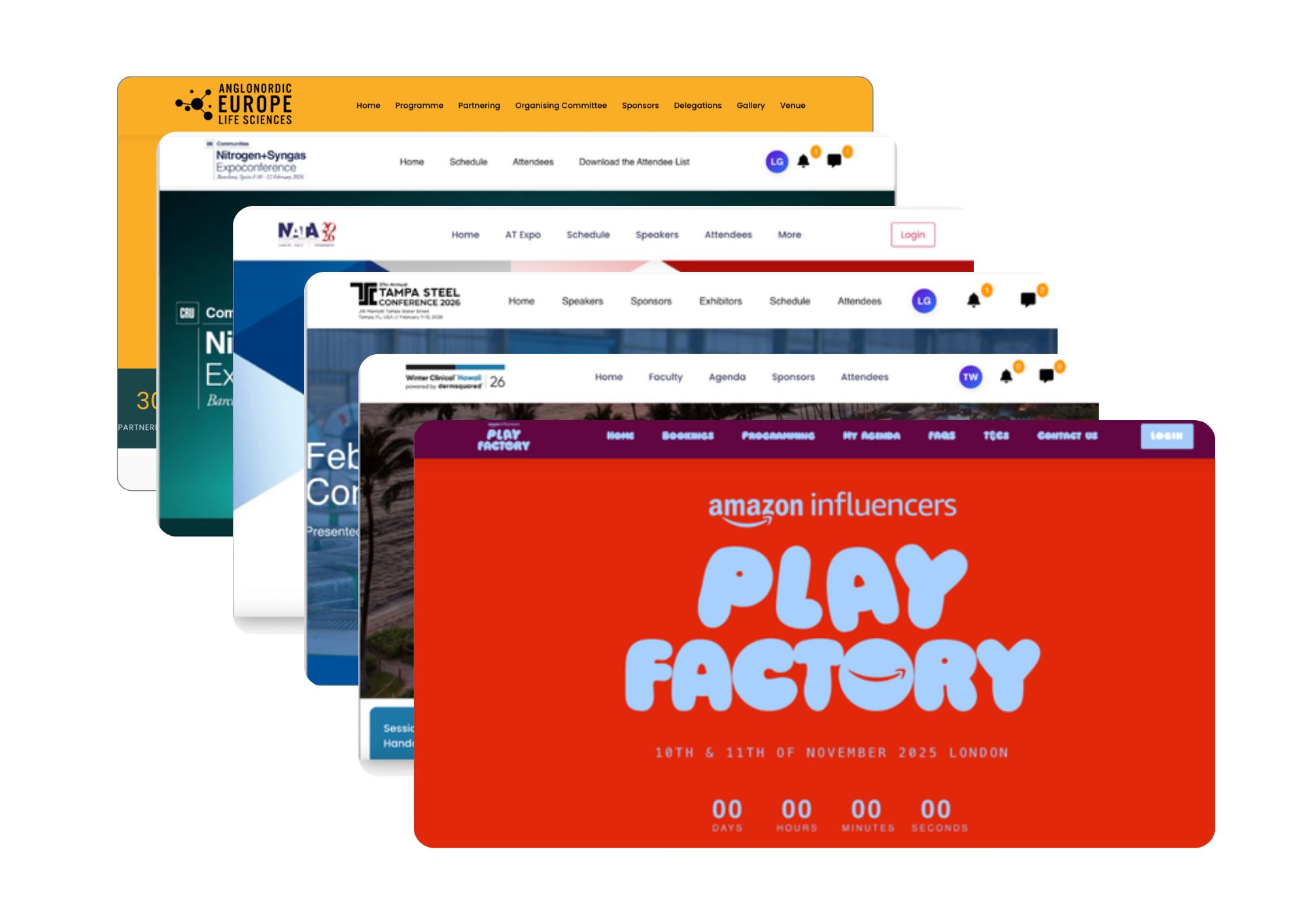 Event website graphic